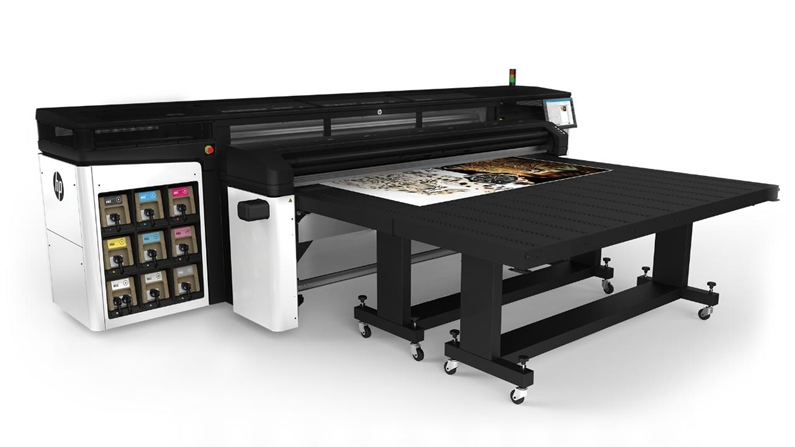 Stock image of the HP R2000 Flatbed Printer