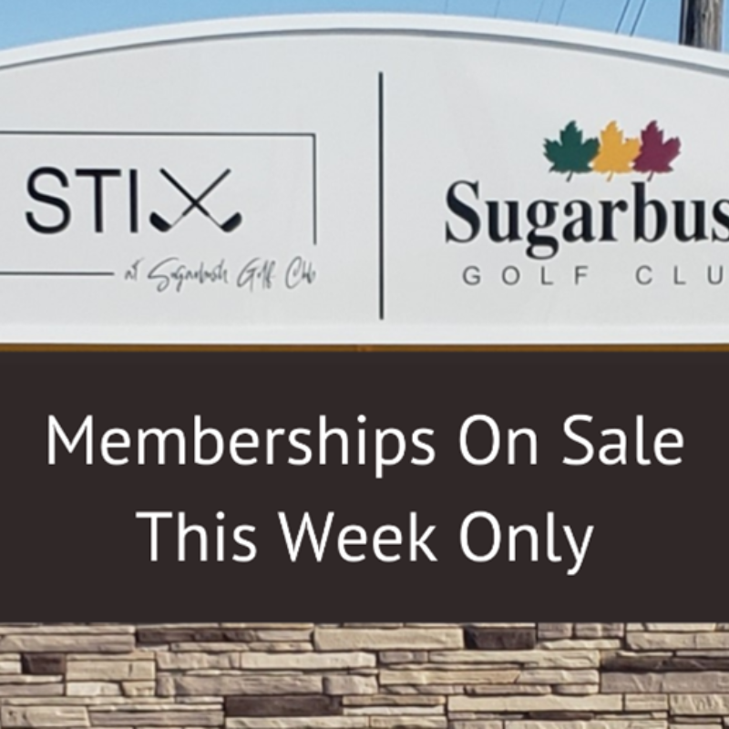 Sugarbush Golf Club street sign