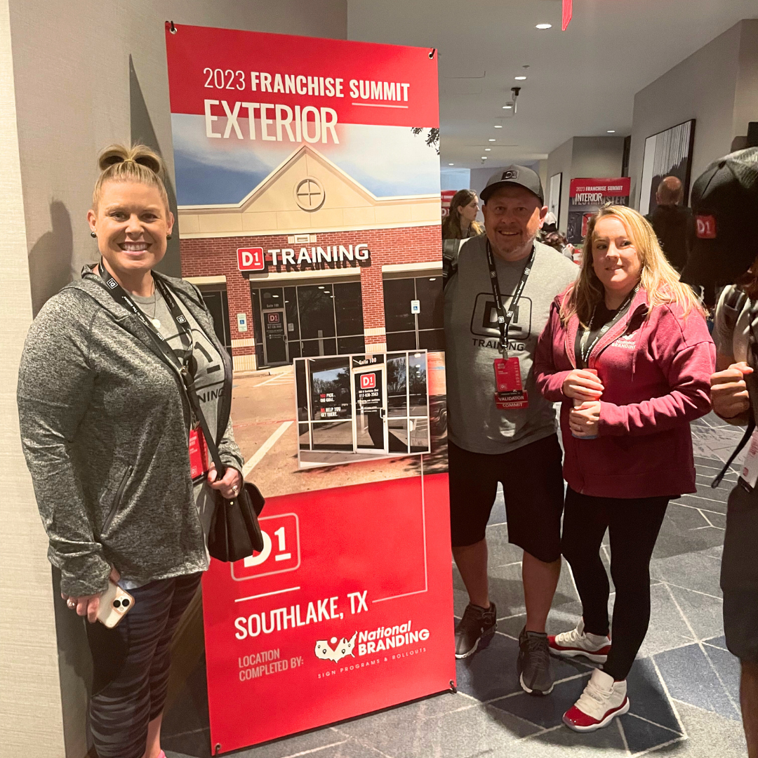 D1 Training employees at their Franchise Summit 2023