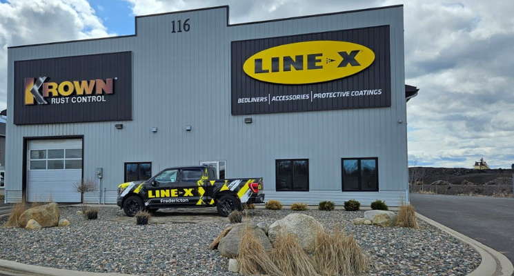 LINE-X signage partnership